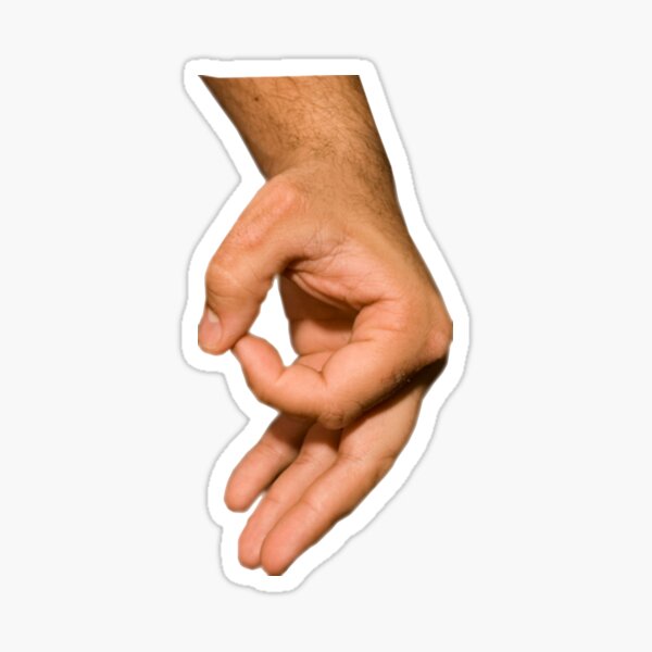 The Circle Game Finger Sign Joke Tondino | Sticker