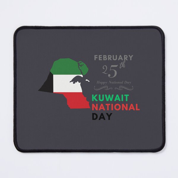 Item preview, Kuwait national day "we are staying here" designed and sold by CreativeHUBArt.