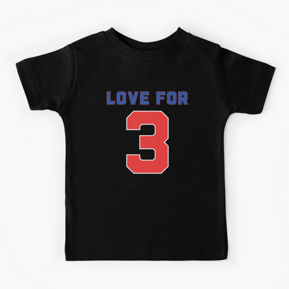 Love for Damar Hamlin 3 Pray for Damar Damar Hamlin Football Kids T-Shirt