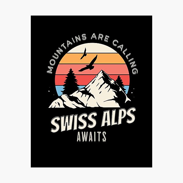 Item preview, swiss alps vacation designed and sold by CyberYogi.
