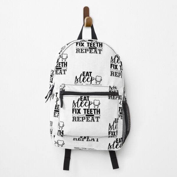 Item preview, EAT SLEEP FIX TEETH REPEAT designed and sold by SticerOcean.