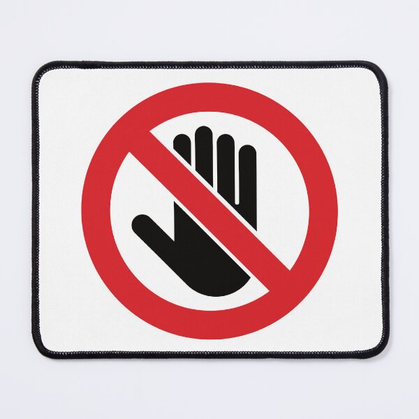 Item preview, Do not touch sign design designed and sold by Luca Marella.