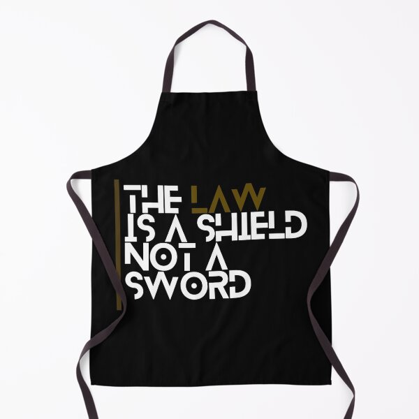 Item preview, The law is a shield not a sword designed and sold by Fermart.