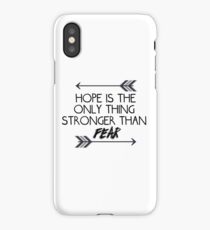 The hunger games quote design iPhone Case