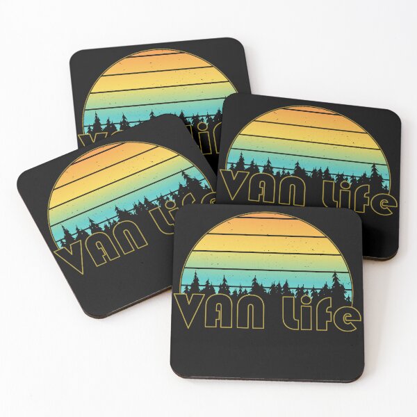 Item preview, Van Lovers Stickers, Retro Minimalist Van Life Stickers designed and sold by MoCalli.