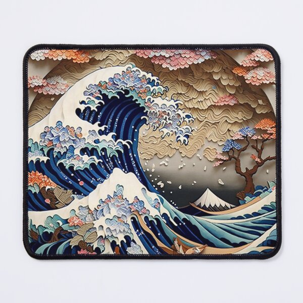 Item preview, Abstract Great Wave Off Kanagawa designed and sold by CyberDreamer.