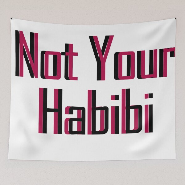 Item preview, Not your habibi Red and black designed and sold by flydye.