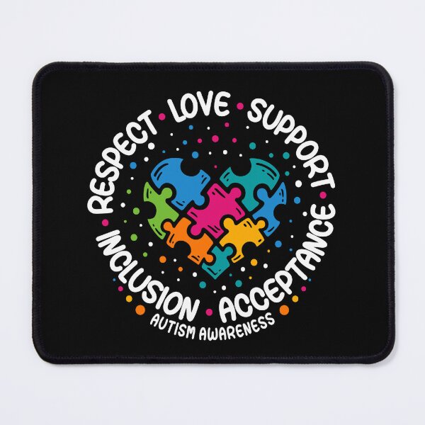 Item preview, Autism Puzzle Ribbon Respect Love Support Autism Awareness designed and sold by Go-Fun.