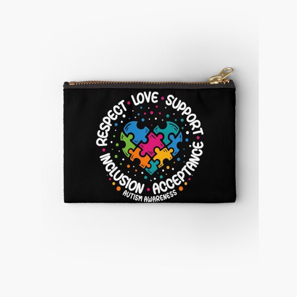Item preview, Autism Puzzle Ribbon Respect Love Support Autism Awareness designed and sold by Go-Fun.