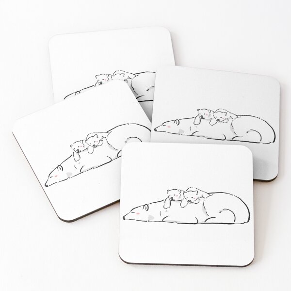 Item preview, Dibujos animados de osos polares blancos designed and sold by T. Jinmy.