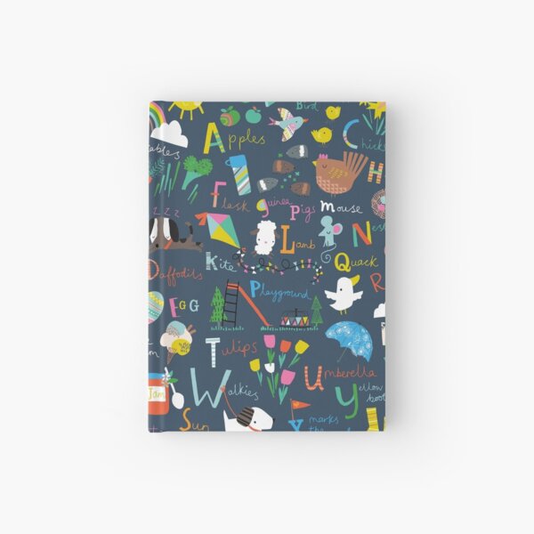 Item preview, Spring ABC on Navy designed and sold by Steph Thannhauser.