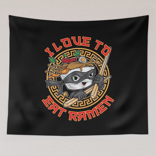 Item preview, Love To Eat Ramen designed and sold by RockBeeDesigns.