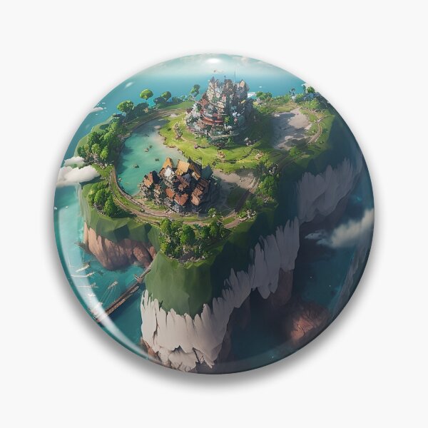 Item preview, Medieval town atop a floating island designed and sold by NikasIsland.