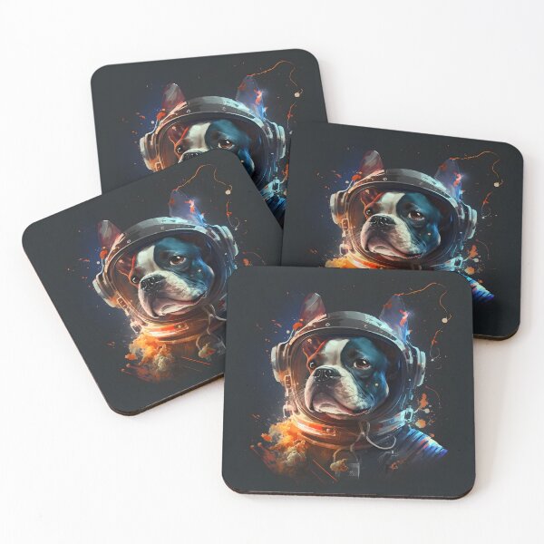 Item preview, Boston Terrier astronaut designed and sold by LuPa Creative.