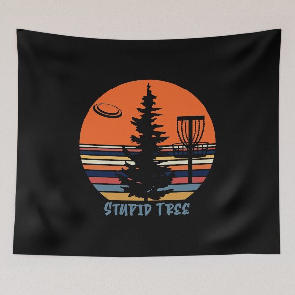 Item preview, Stupid Tree Disc Golf Player designed and sold by ThreadsNouveau.