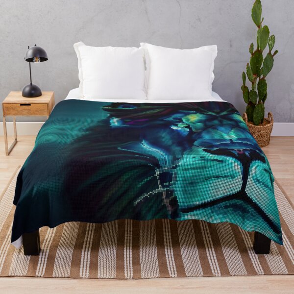 Item preview, Colorful Abstract Lion 8-bit Pixel Art designed and sold by PixelDripped.