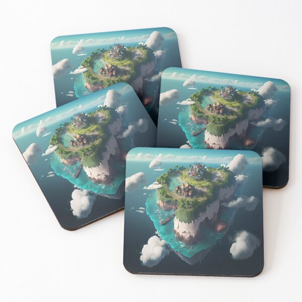 Item preview, Medieval town atop a floating island designed and sold by NikasIsland.