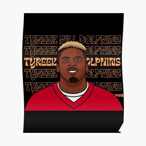 Tyreek Hill Jersey Poster for Sale by lawsmargene