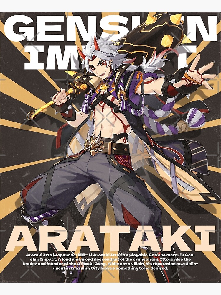 Genshin Impact - Arataki Itto ‧ Heroísmo de Hanamizaka