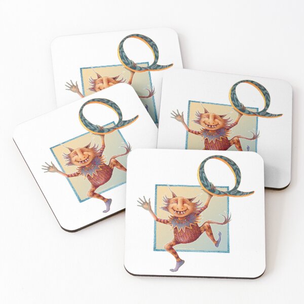 Item preview, Letter Q - Alphabet Monster - Guardian and Protector designed and sold by Gretchen Deahl.