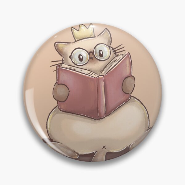 Item preview, Cat reading on a book stack and a mouse designed and sold by Denise, Denisn't.