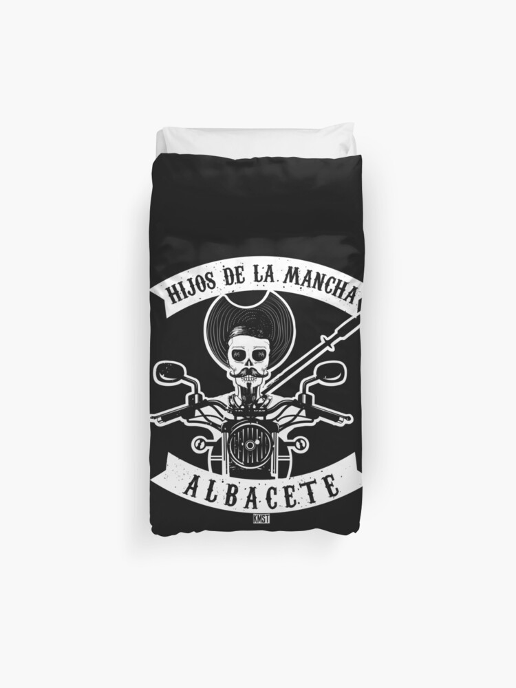 Sons Of Anarchy Moteros Albacete Duvet Cover By Kamisity Redbubble