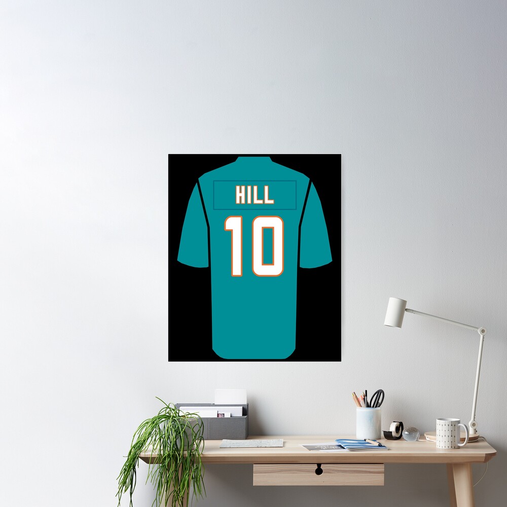 Tyreek Hill Away Jersey Art Board Print for Sale by designsheaven