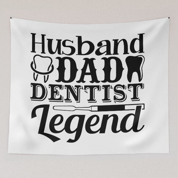 Item preview, HUSBAND DAD DENTIST LEGEND designed and sold by SticerOcean.