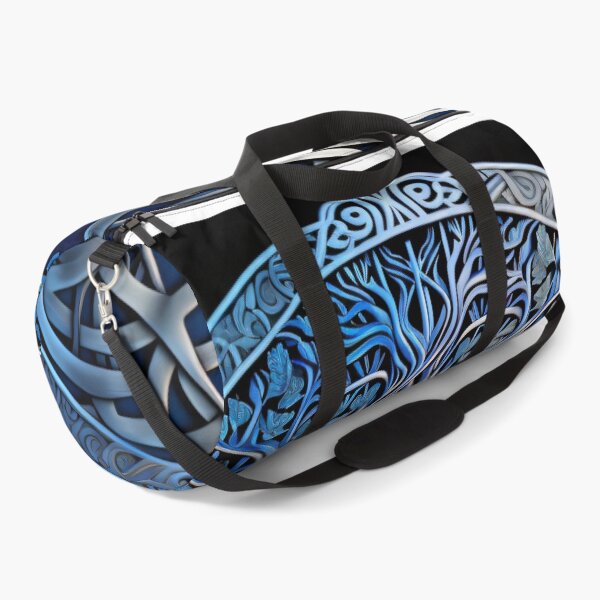 Item preview, Celtic tree of life in cobalt and silver. designed and sold by Left-Hand-Tree.