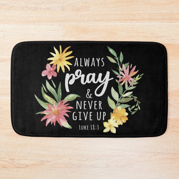 Item preview, Always Pray And Never Give Up Light Gray designed and sold by amazingjoy.