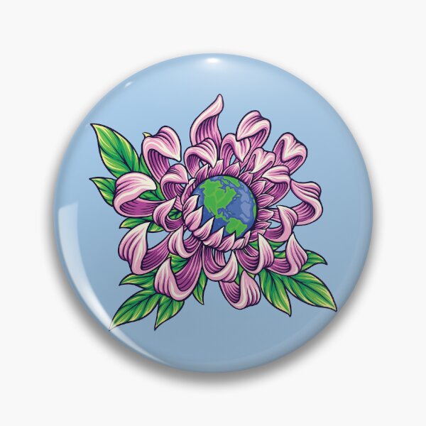 Item preview, Earth in Flower designed and sold by HolidayBug.
