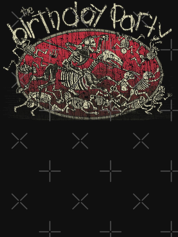 Thumbnail 7 of 7, Classic T-Shirt, The Birthday Party Skeleton Crew 1980 designed and sold by AstroZombie6669.