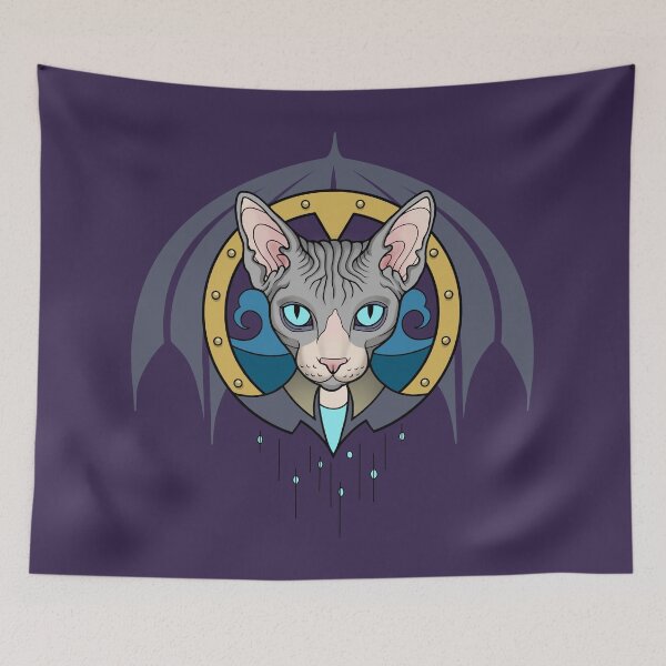 Item preview, Sphynx cat stormy sailor designed and sold by Ivana-Matic.
