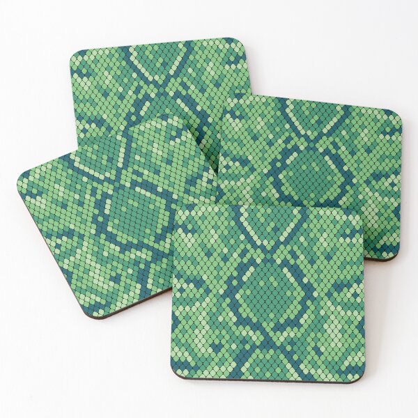 Item preview, Green Snake Skin Pattern designed and sold by Ayoub14.