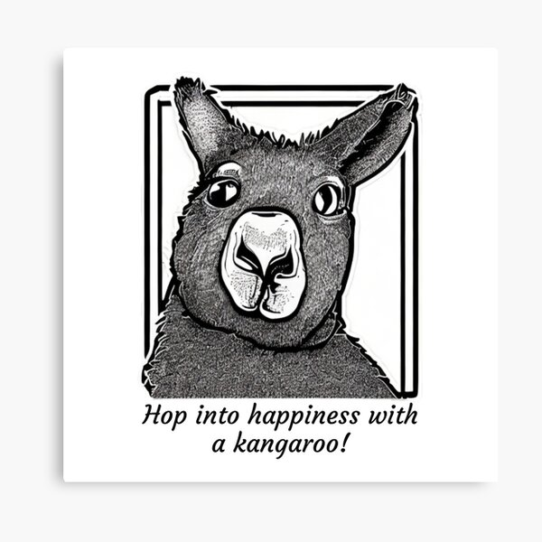 Item preview, Hop into happiness with a kangaroo! - Kangaroo lover designed and sold by WBP Mart.