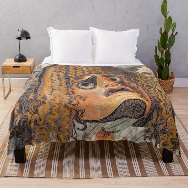 Item preview, Tragic mask mosaic, Pompeii (HD) designed and sold by star-burst.
