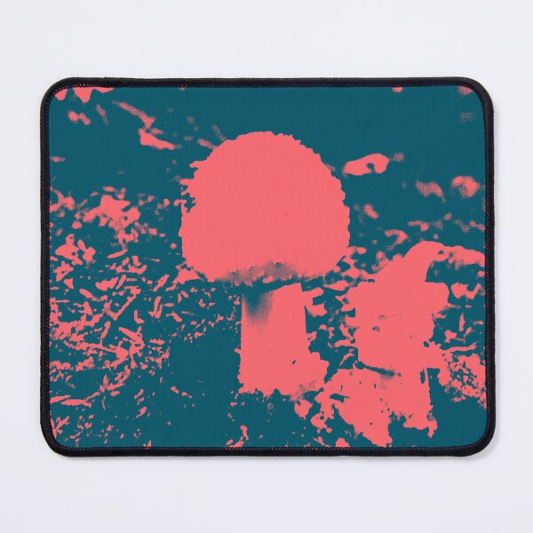 Item preview, Peach and Blue Mushroom Photograph - Art designed and sold by jolabrese.