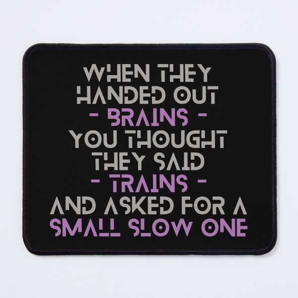 Item preview, Get on Board the Brain-Train to Hilarity | Funny Train Design for Enthusiasts and Jokesters! designed and sold by Strad Digital ART.