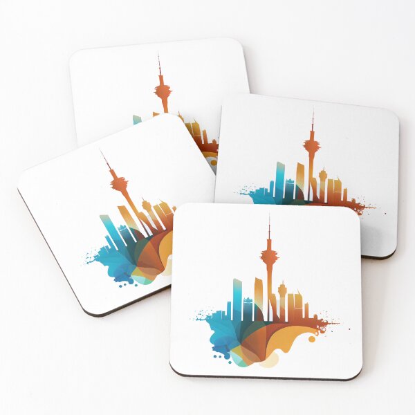 Item preview, Kuwait City in Vivid Colors designed and sold by PosterManiaRo.
