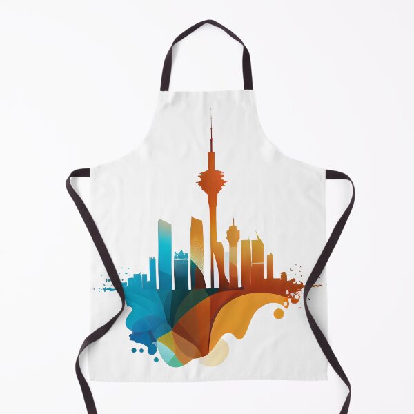 Item preview, Kuwait City in Vivid Colors designed and sold by PosterManiaRo.