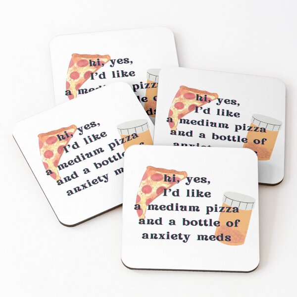 Item preview, Pizza and Anxiety Meds designed and sold by koolaidcupcake.