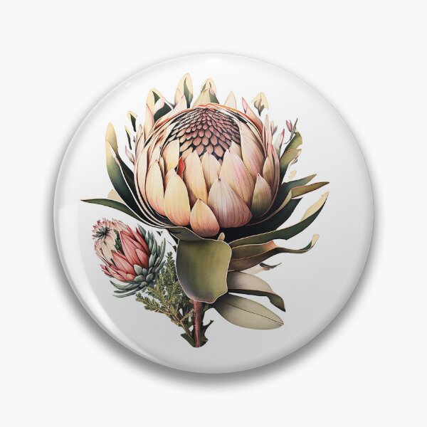 Item preview, Protea Flower Branch Sprig Flowers designed and sold by My-Magic-World.