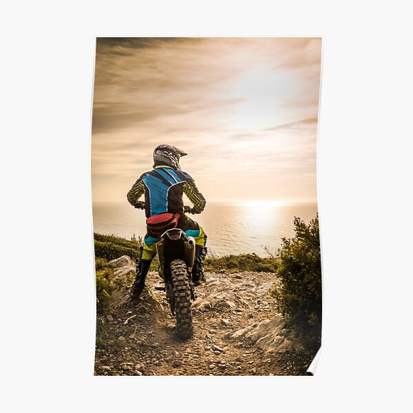 Cycliste enduro Poster