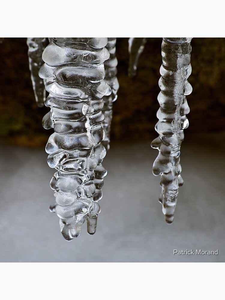 Ice stalactites in Fornant river by patmo