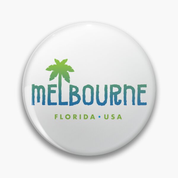 Item preview, Melbourne Florida Typographic Palm Tree Design designed and sold by Futurebeachbum.