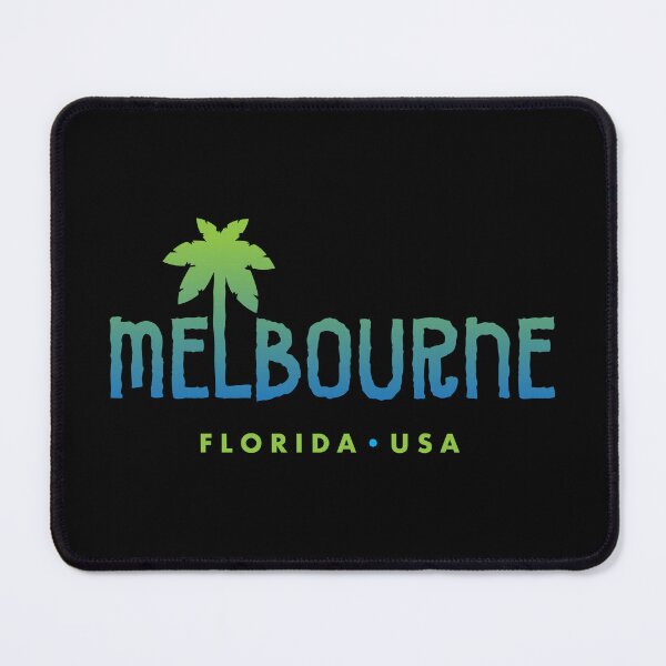 Item preview, Melbourne Florida Typographic Palm Tree Design designed and sold by Futurebeachbum.