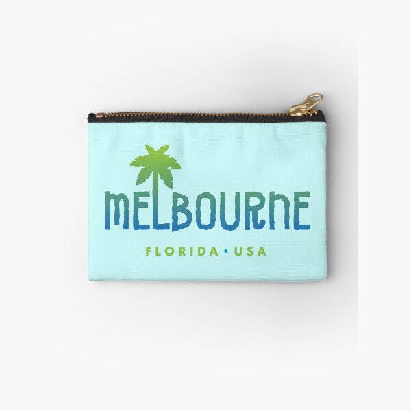 Artikelvorschau, Typografisches Palmen-Design Melbournes Florida entworfen und verkauft von Futurebeachbum.