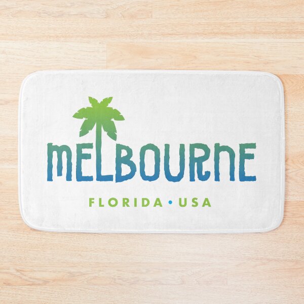 Item preview, Melbourne Florida Typographic Palm Tree Design designed and sold by Futurebeachbum.