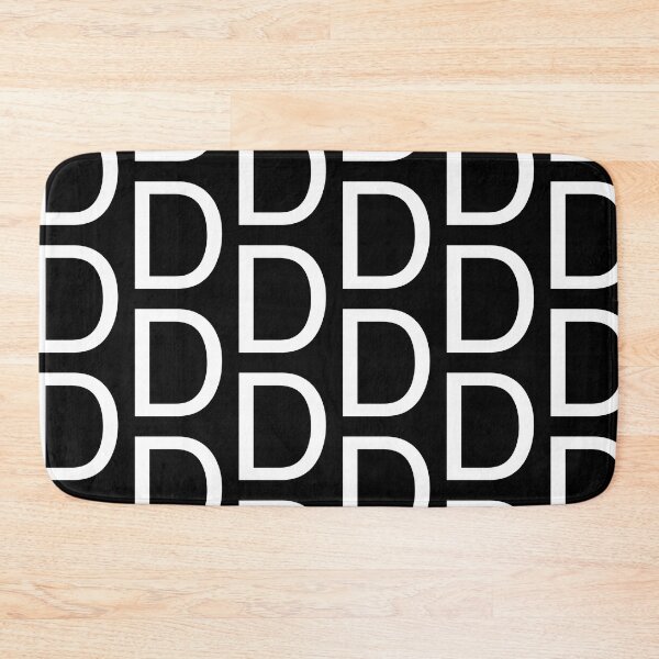 Item preview, Helvetica D in white designed and sold by winterwinter.