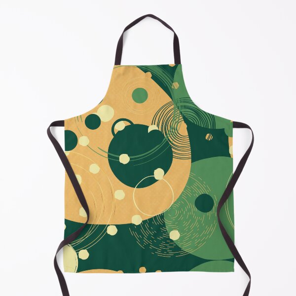 Item preview, Green and Yellow Abstract Circles Pattern designed and sold by SoccaTamam.